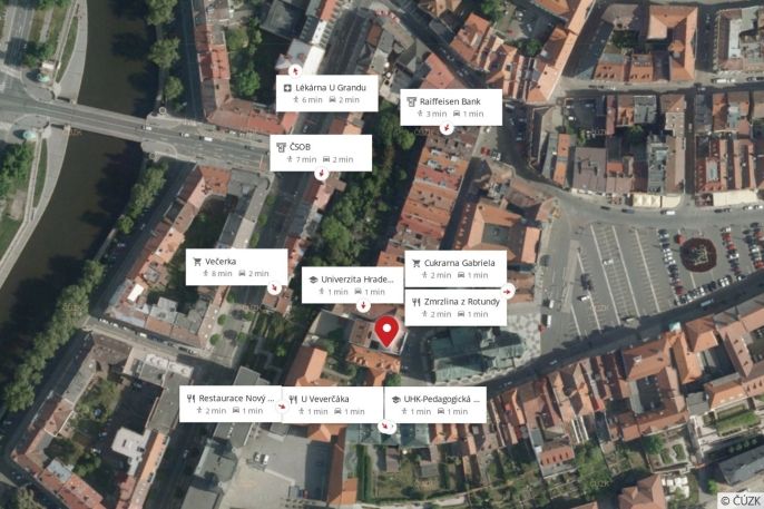 Pronájem, Byt 3+kk, Hradec Králové