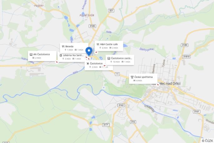 Prodej, Obchod a služby, Častolovice