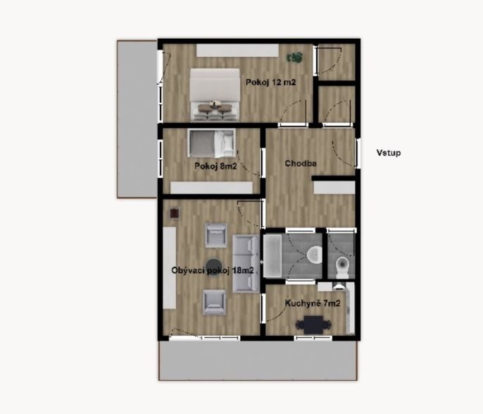 Prodej, Byt 3+1, Nymburk