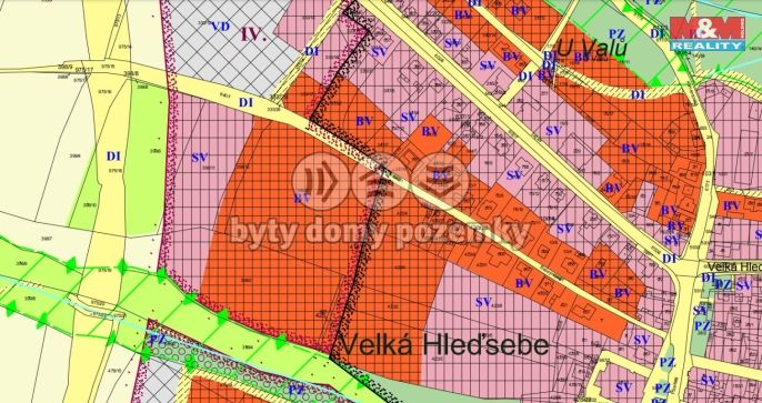 Prodej, Pozemek k bydlení, Velká Hleďsebe