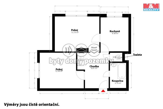 Prodej, Byt 2+1, Nalžovské Hory