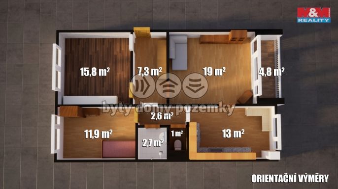 Prodej, Byt 3+1, Česká Lípa