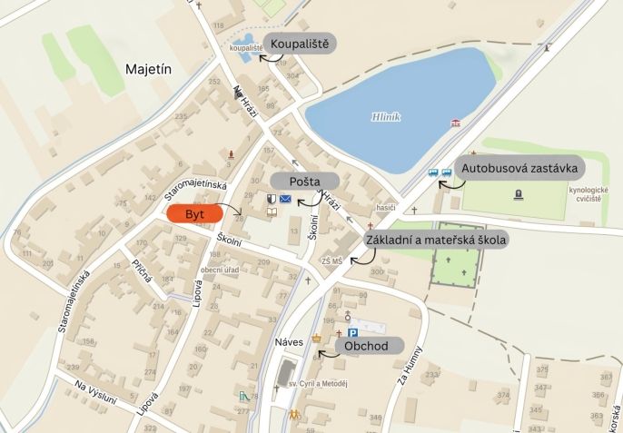 Prodej, Byt 2+1, Majetín