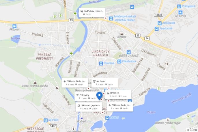 Pronájem, Obchodní objekt, Jindřichův Hradec