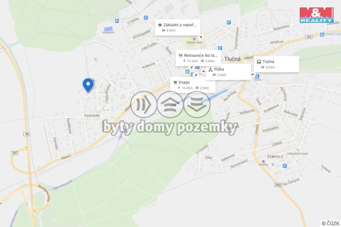 Prodej, Byt 3+1, Tlučná