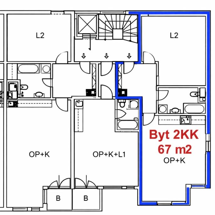Prodej, Byt 2+kk, Lovosice