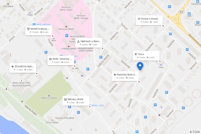 Prodej, Byt 2+1, Mělník