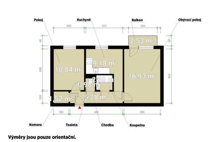 Prodej, Byt 2+1, Horní Bříza