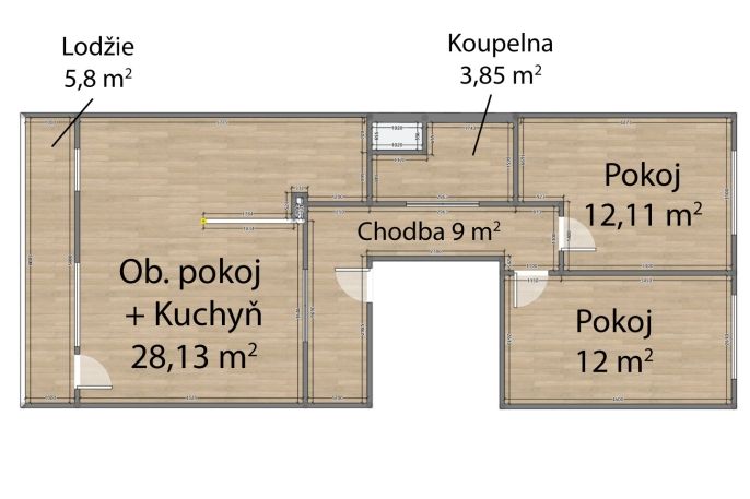 Prodej, Byt 3+kk, Praha