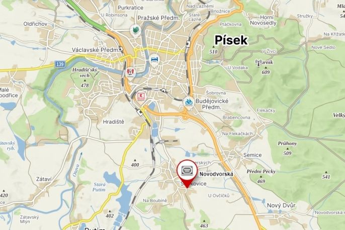 Prodej, Pozemek k bydlení, Písek