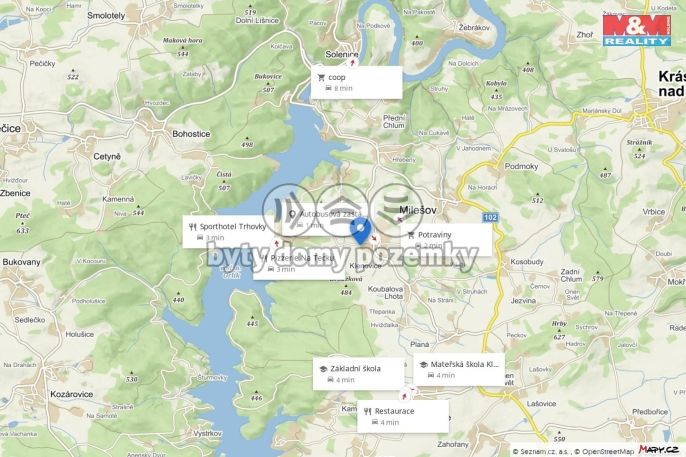 Prodej, Pozemek k bydlení, Milešov