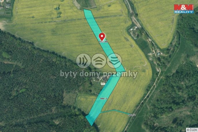 Prodej, Pole, Zruč-Senec