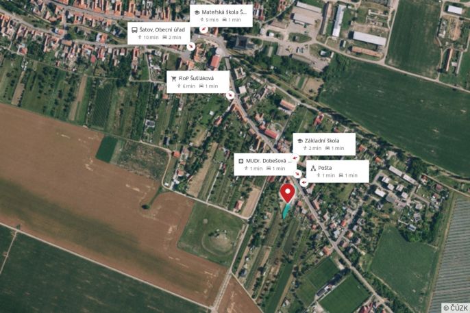 Prodej, Pozemek k bydlení, Šatov