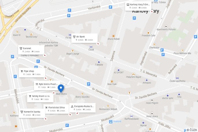 Pronájem, Obchod a služby, Karlovy Vary
