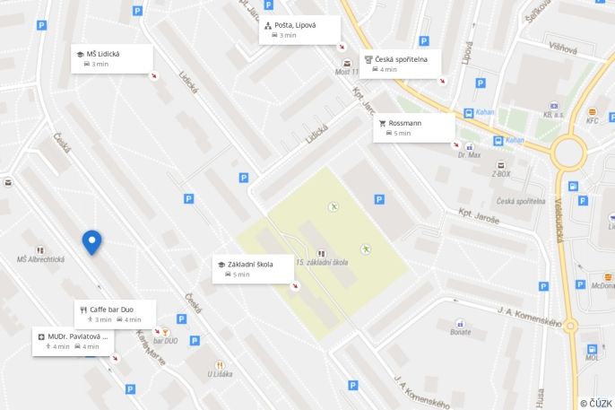 Pronájem, Byt 3+1, Most