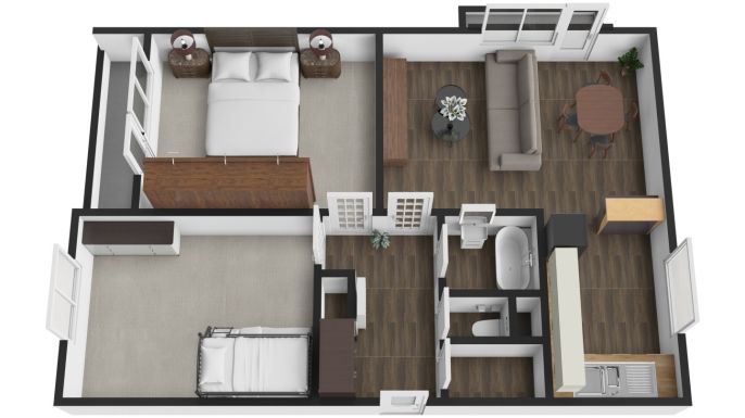 Pronájem, Byt 3+kk, Slaný