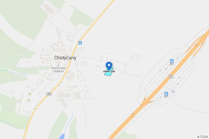 Prodej, Pozemek k bydlení, Chotýčany