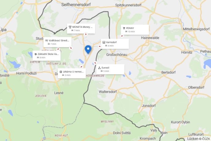 Pronájem, Byt 1+kk, Varnsdorf