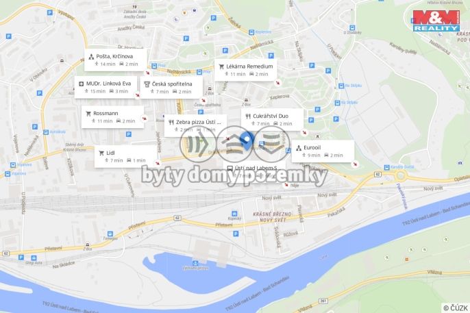 Pronájem, Sklad, Ústí nad Labem