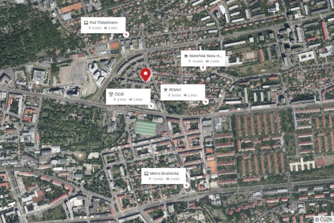 Pronájem, Byt 2+kk, Praha