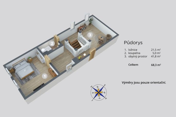 Prodej, Rodinný dům, Polepy