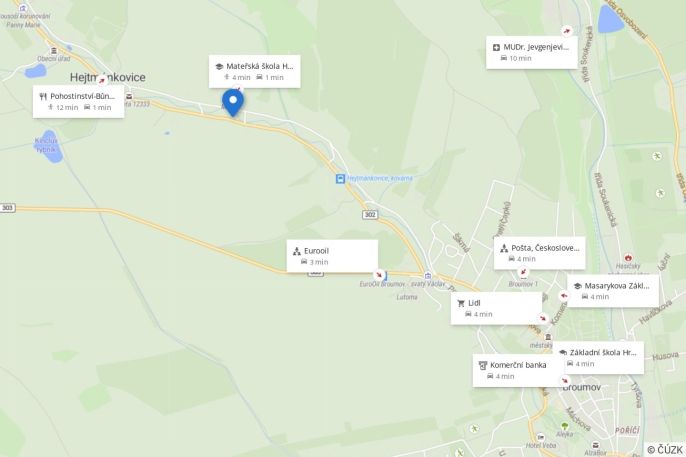 Pronájem, Byt 4+1, Martínkovice