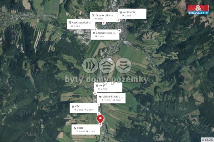 Prodej, Pozemek k bydlení, Bělá pod Pradědem