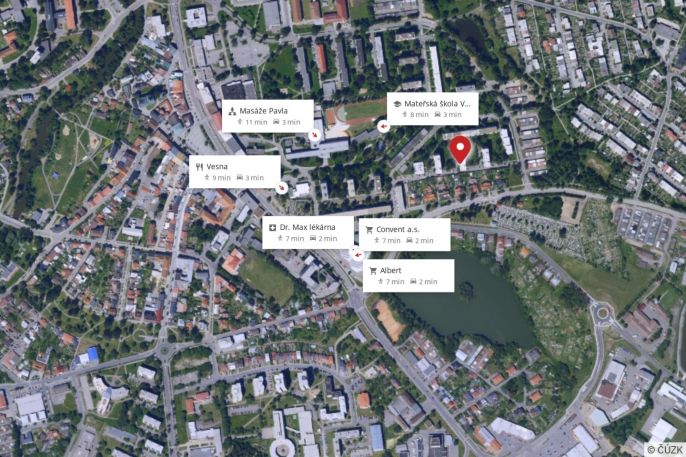 Pronájem, Byt 2+1, Žďár nad Sázavou