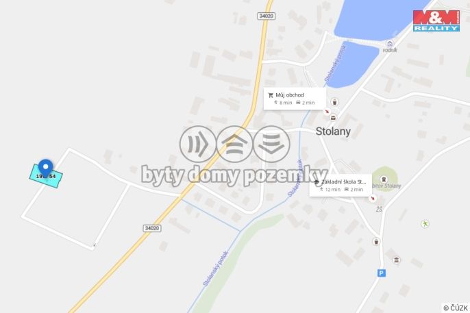 Prodej, Pozemek k bydlení, Stolany