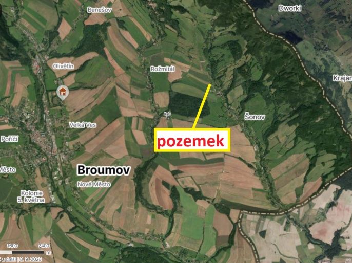 Prodej, Louka, Šonov