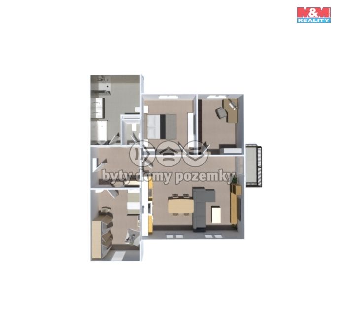 Prodej, Byt 3+kk, Štramberk