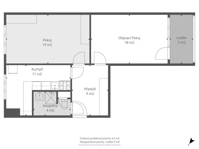 Prodej, Byt 2+1, Holoubkov