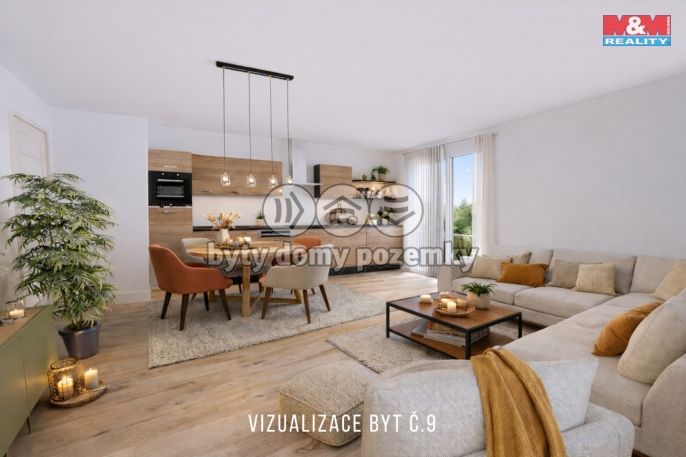 Prodej, Byt 3+kk, Žleby