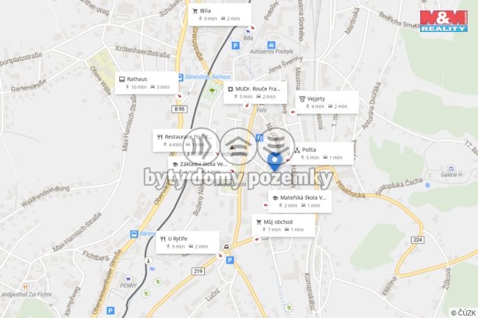 Prodej, Byt 1+kk, Vejprty