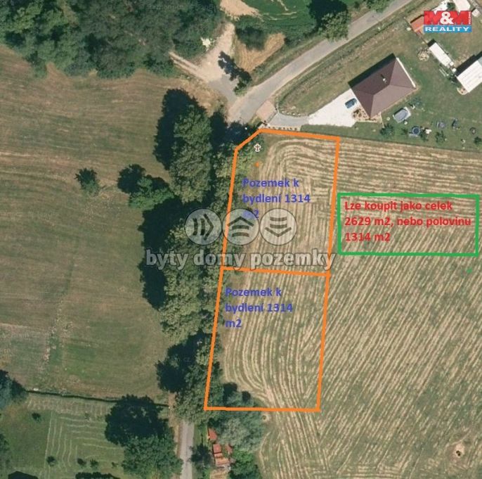 Prodej, Pozemek k bydlení, Cehnice