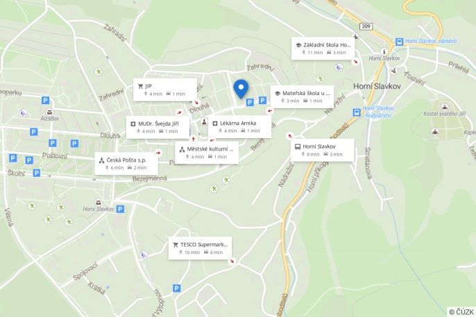 Pronájem, Byt 2+1, Horní Slavkov