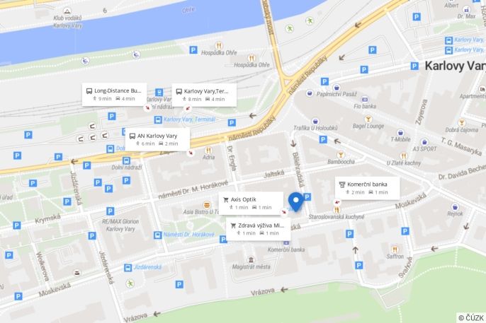 Pronájem, Obchod a služby, Karlovy Vary