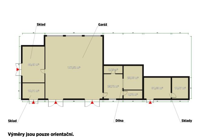 Pronájem, Výrobní objekt, Nepomuk