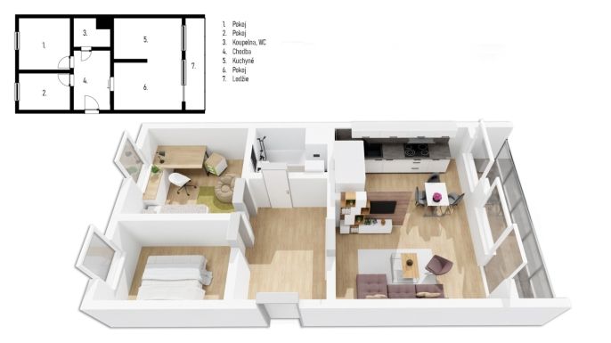 Prodej, Byt 3+1, Praha