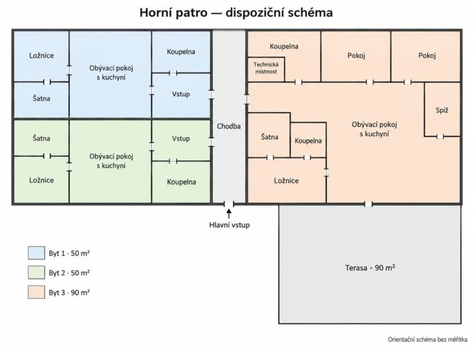 Prodej, Nájemní dům, Jesenice