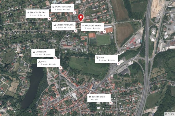 Prodej, Byt 1+kk, Mníšek pod Brdy