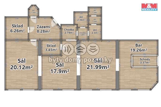 Pronájem, Obchodní objekt, Plzeň