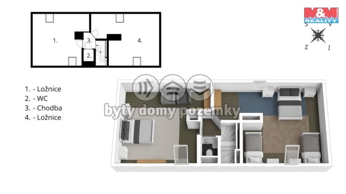 Prodej, Rodinný dům, Horní Planá