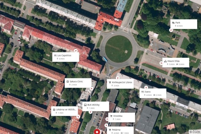 Pronájem, Byt 1+kk, Ostrava