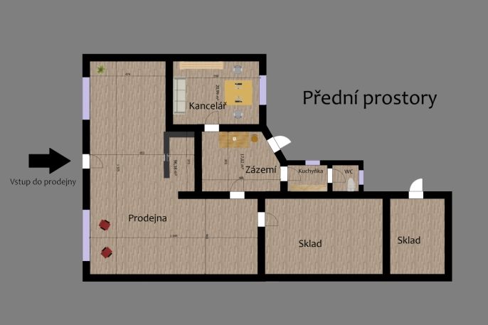 Pronájem, Obchod a služby, Čáslav