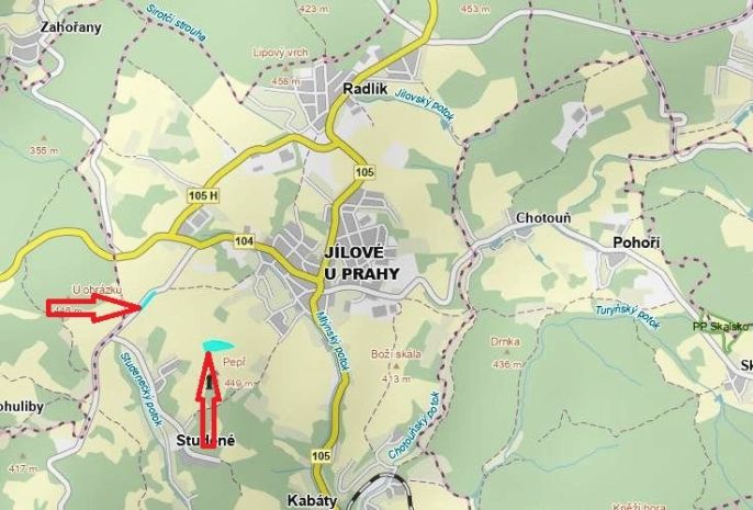 Prodej, Pole, Jílové u Prahy