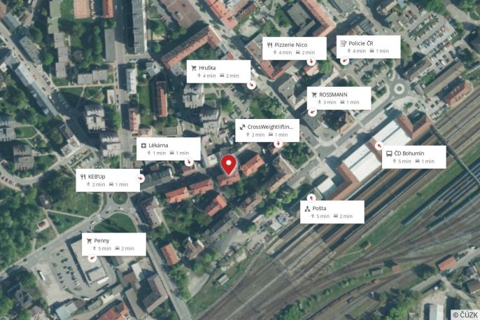 Pronájem, Byt 2+kk, Bohumín