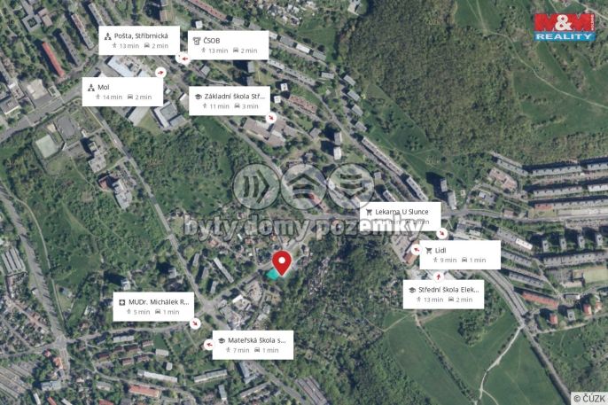 Prodej, Pozemek k bydlení, Ústí nad Labem