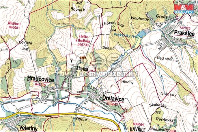 Prodej, Louka, Hradčovice