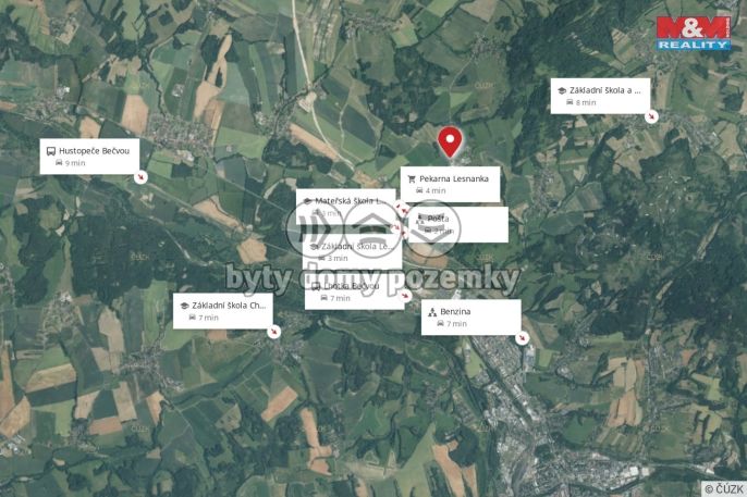 Prodej, Pozemek k bydlení, Lešná